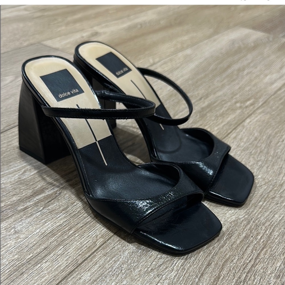 ISO!!! Dolce Vita Black Heeled Sandals with Block Heel